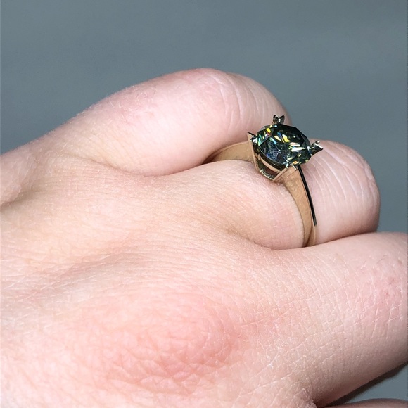 14k Moissanite Engagement Ring - Picture 7 of 11